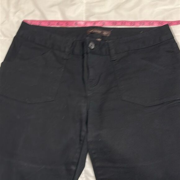 The Limited Flare Leg Crew Fit Black Jeans Womens 10 Denim Stretch Mid Rise 90s - Picture 4 of 12